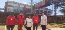 Visite de son Excellence Madame Ji-Hyun PARK, Ambassadrice de la République de Corée du Sud, accompagnée de son equipe sur nos sites à Antsirabe