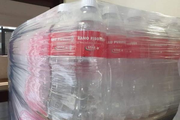 Don d’1 000 000 de bouteilles d’eau