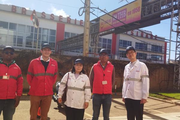 Visite de son Excellence Madame Ji-Hyun PARK, Ambassadrice de la République de Corée du Sud, accompagnée de son equipe sur nos sites à Antsirabe